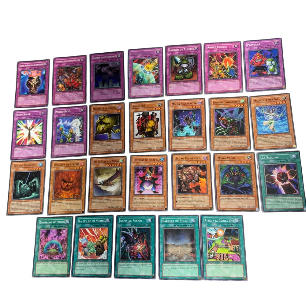 Yu-Gi-Oh! TCG Spanish Card Lot 26ct 1st Edition Mixed Sets Monster Spell Trap - Picture 1 of 9